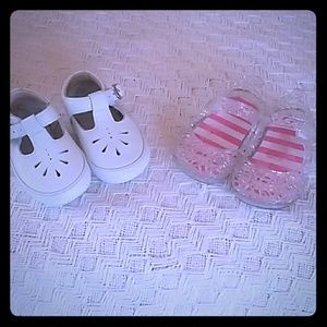 Stride Rite size 2 baby girl shoes and sandals
